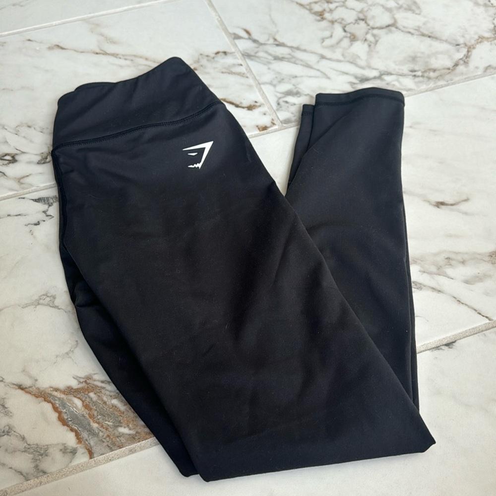 OG Gymshark soft brushed Dream leggings all black size M